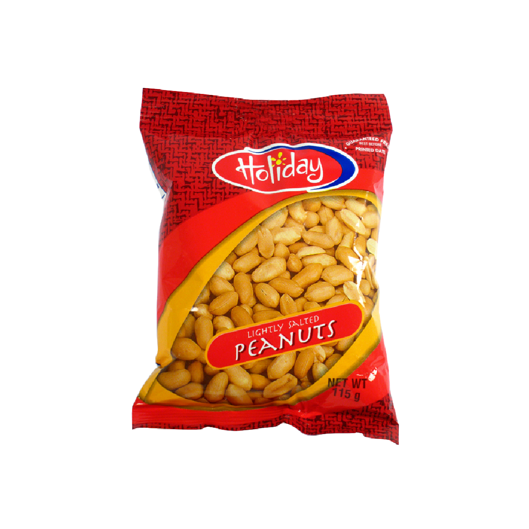 Holiday Peanuts Lightly Salted Family Pack 115g - WIBISCO Web Images-42